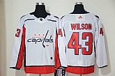 Capitals 43 Tom Wilson White Adidas Jersey,baseball caps,new era cap wholesale,wholesale hats